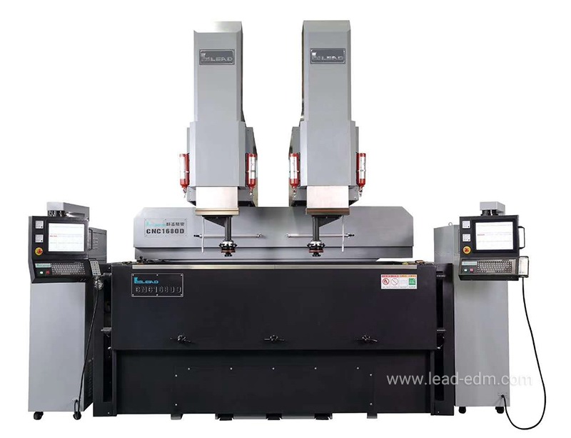 群基牛头式双主轴CNC火花机 CNC-1680D CNC-1880D CNC-2390D CNC-3090D